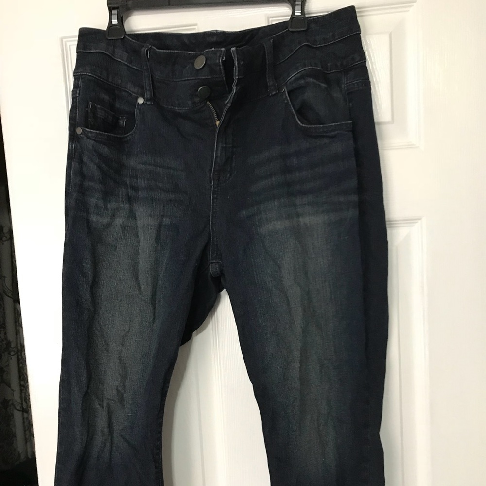 High waist jean Capri